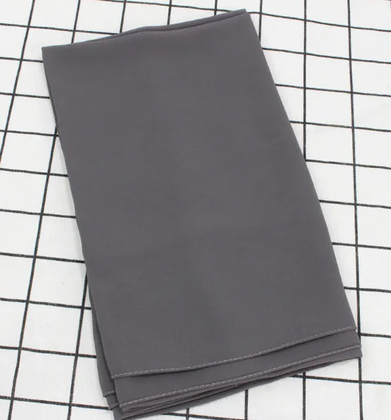 Écharpe en Mousseline Perle Élégante - Châle Musulman Uni (Femmes)