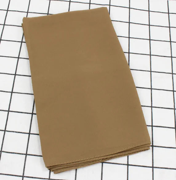 Écharpe en Mousseline Perle Élégante - Châle Musulman Uni (Femmes)