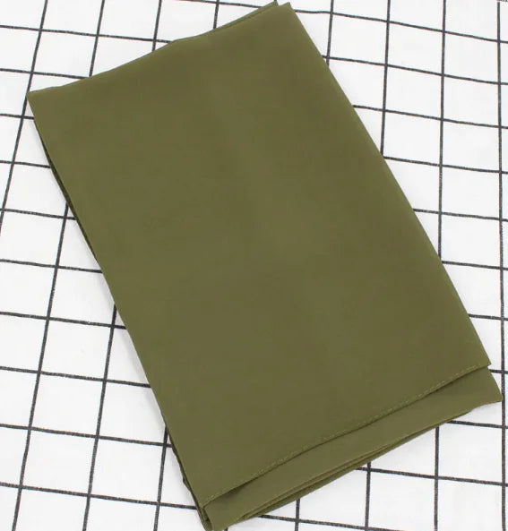 Écharpe en Mousseline Perle Élégante - Châle Musulman Uni (Femmes)