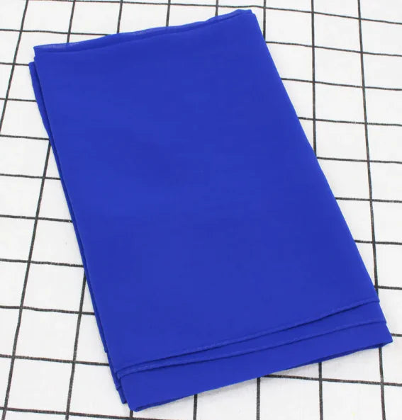 Écharpe en Mousseline Perle Élégante - Châle Musulman Uni (Femmes)