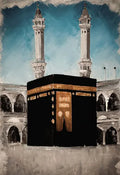 Murale Abstraite de la Mosquée Arabe